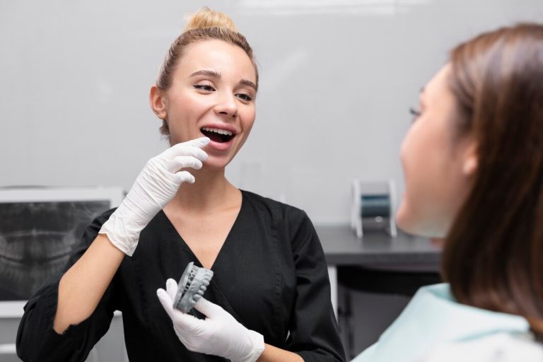 close up smiley dentist patient 23 2149164297